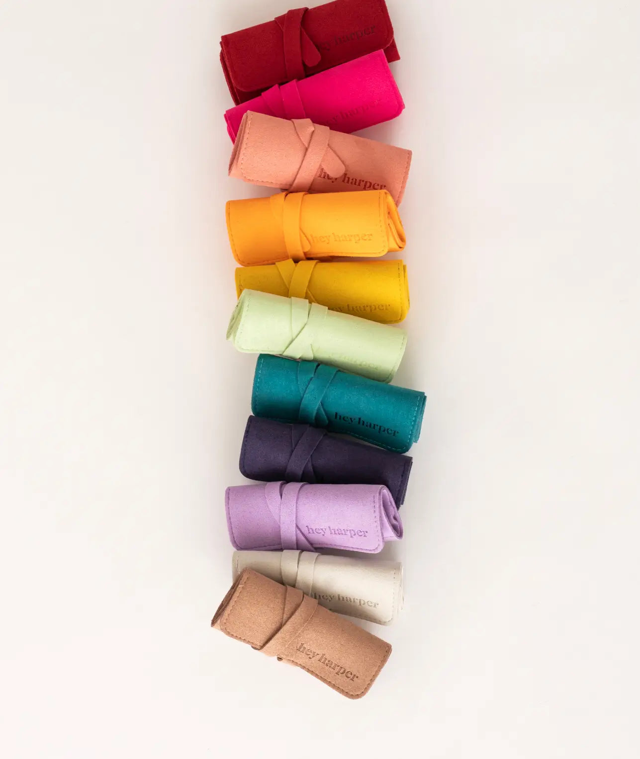 Travel Pouch - Mustard Jewelry Case