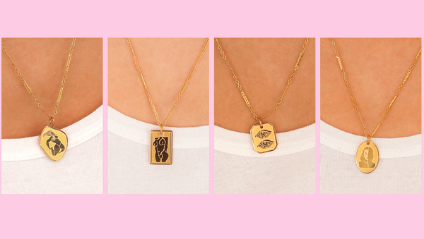 International Women's Day necklaces Hey Harper Shop