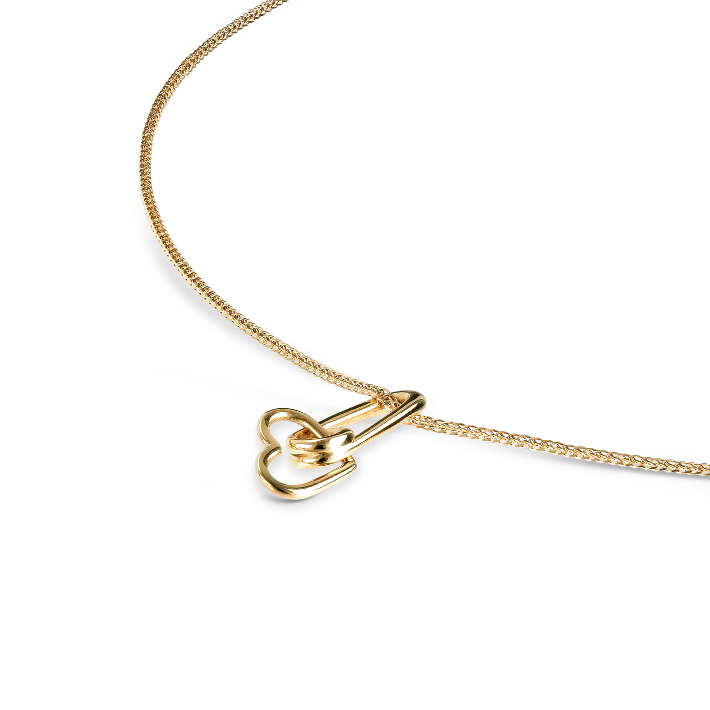Looped Heart Necklace (8168864678156)
