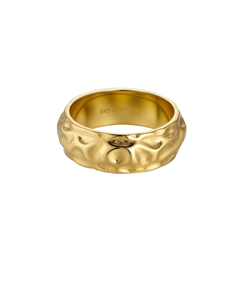 Hammered Band Ring