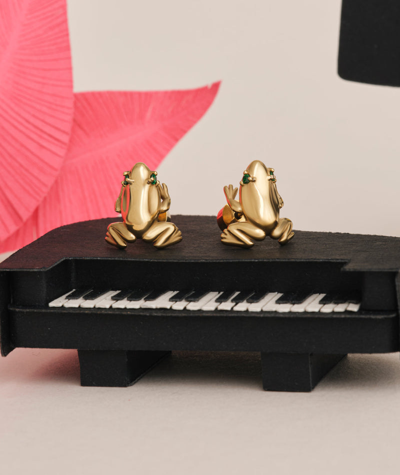 Frog Stud Earrings