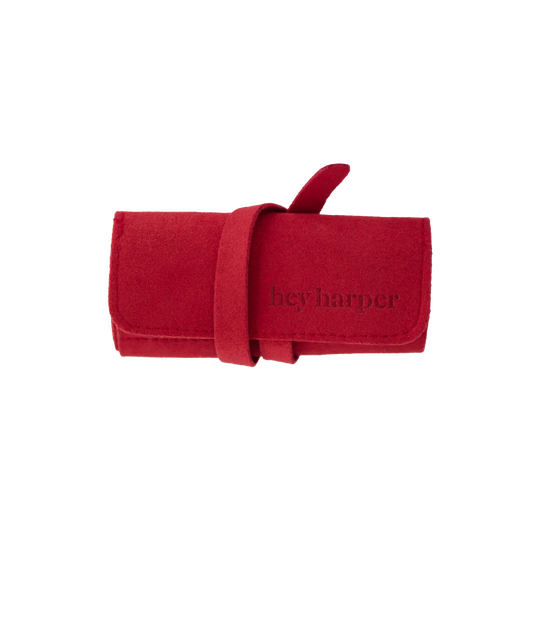 Travel Pouch - Scarlet Jewelry Case