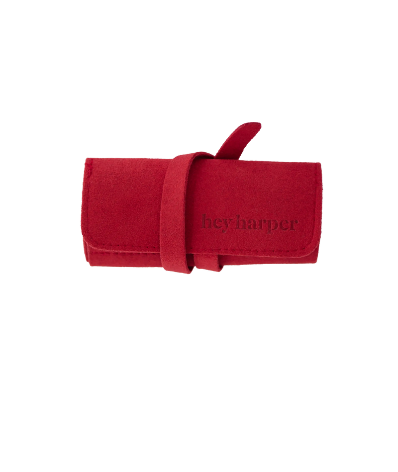 Travel Pouch - Scarlet Jewelry Case