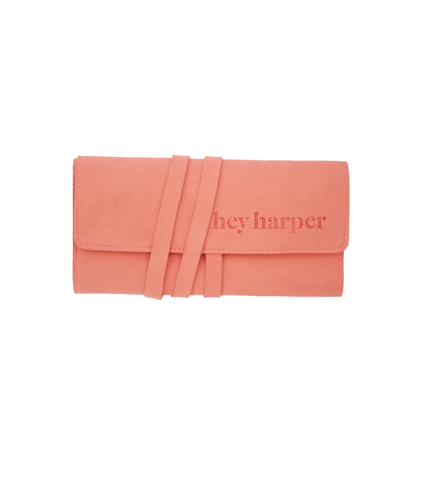 Weekender Pouch - Coral Jewelry Case