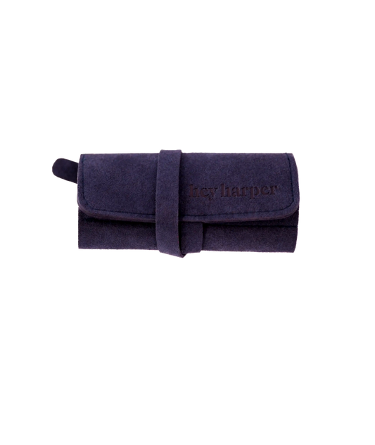 Travel Pouch - Blue Jewelry Case