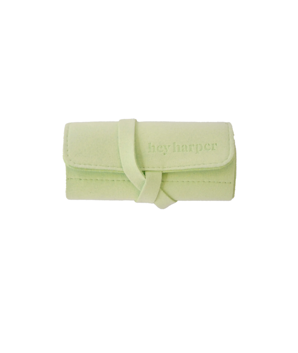 Travel Pouch - Mint Jewelry Case