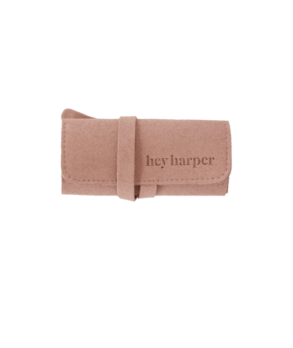Travel Pouch - Mocha Jewelry Case