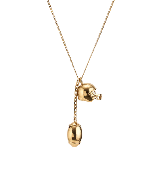 American Football Charm Necklace