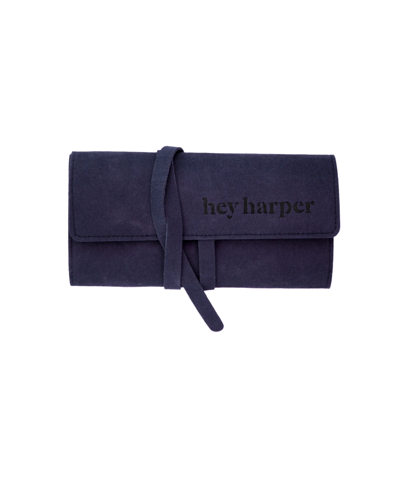 Weekender Pouch - Blue Jewelry Case