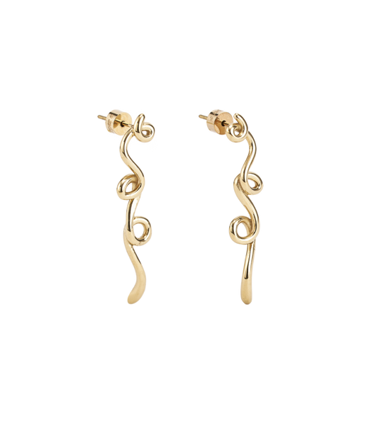 Flow Long Stud Earrings