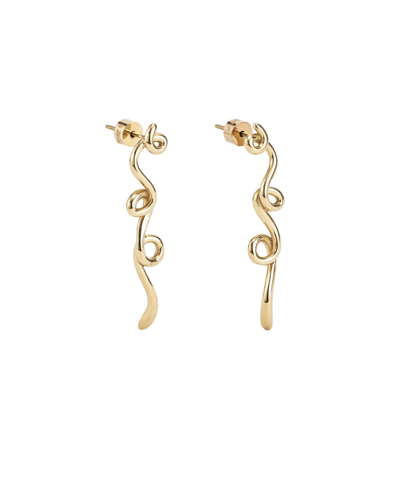 Flow Long Stud Earrings