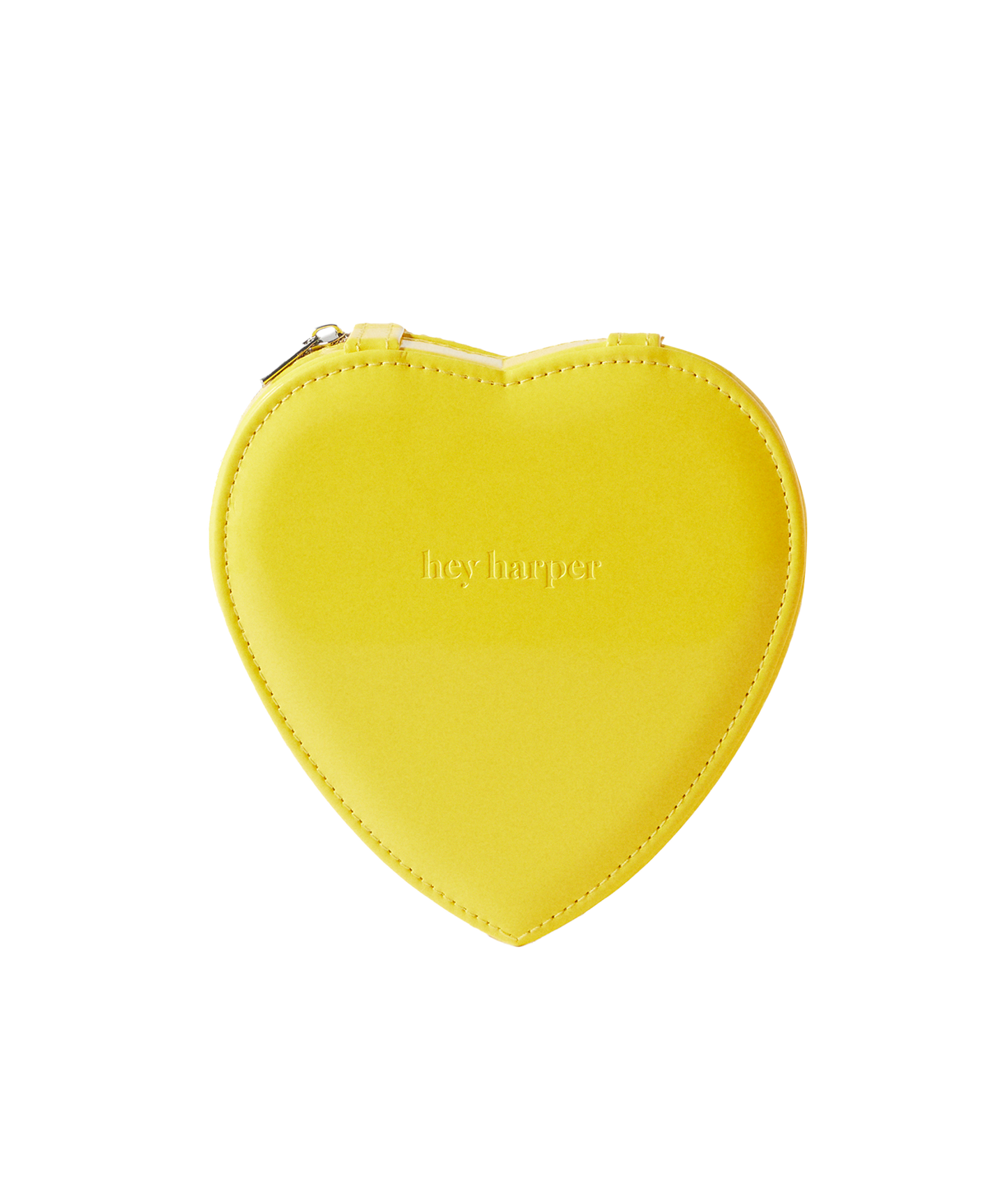 Yellow/Pink Heart Jewelry Box