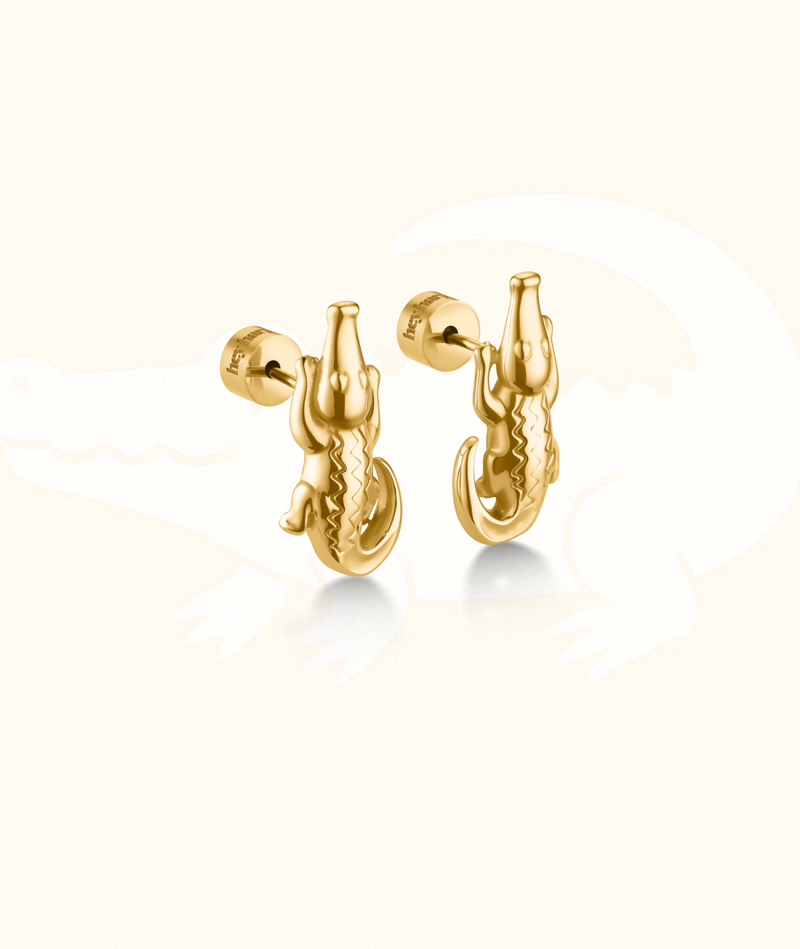 Crocodile Stud Earrings