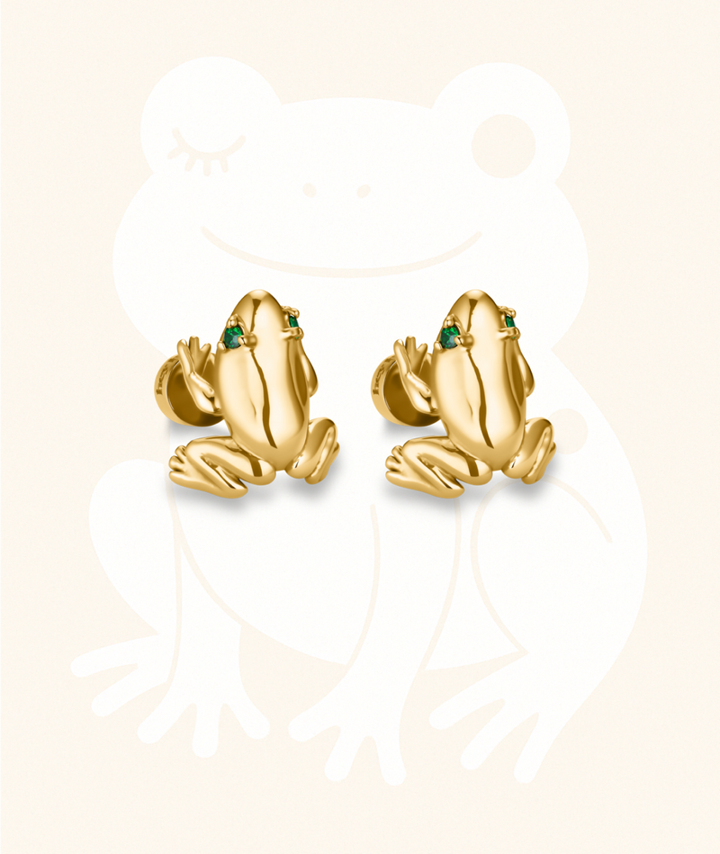 Frog Stud Earrings