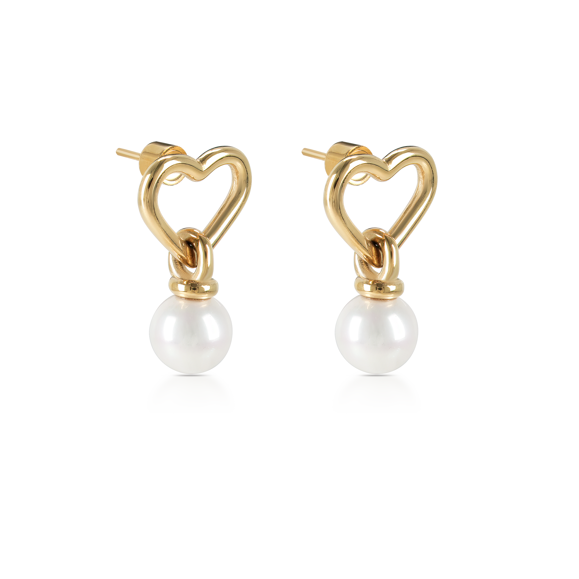 Looped Pearl Earring (8168439283980)