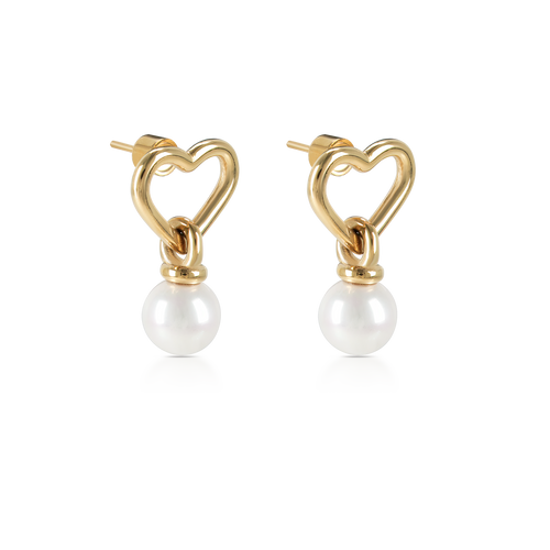 Looped Pearl Earring (8168439283980)