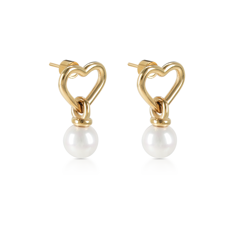 Looped Pearl Earring (8168439283980)