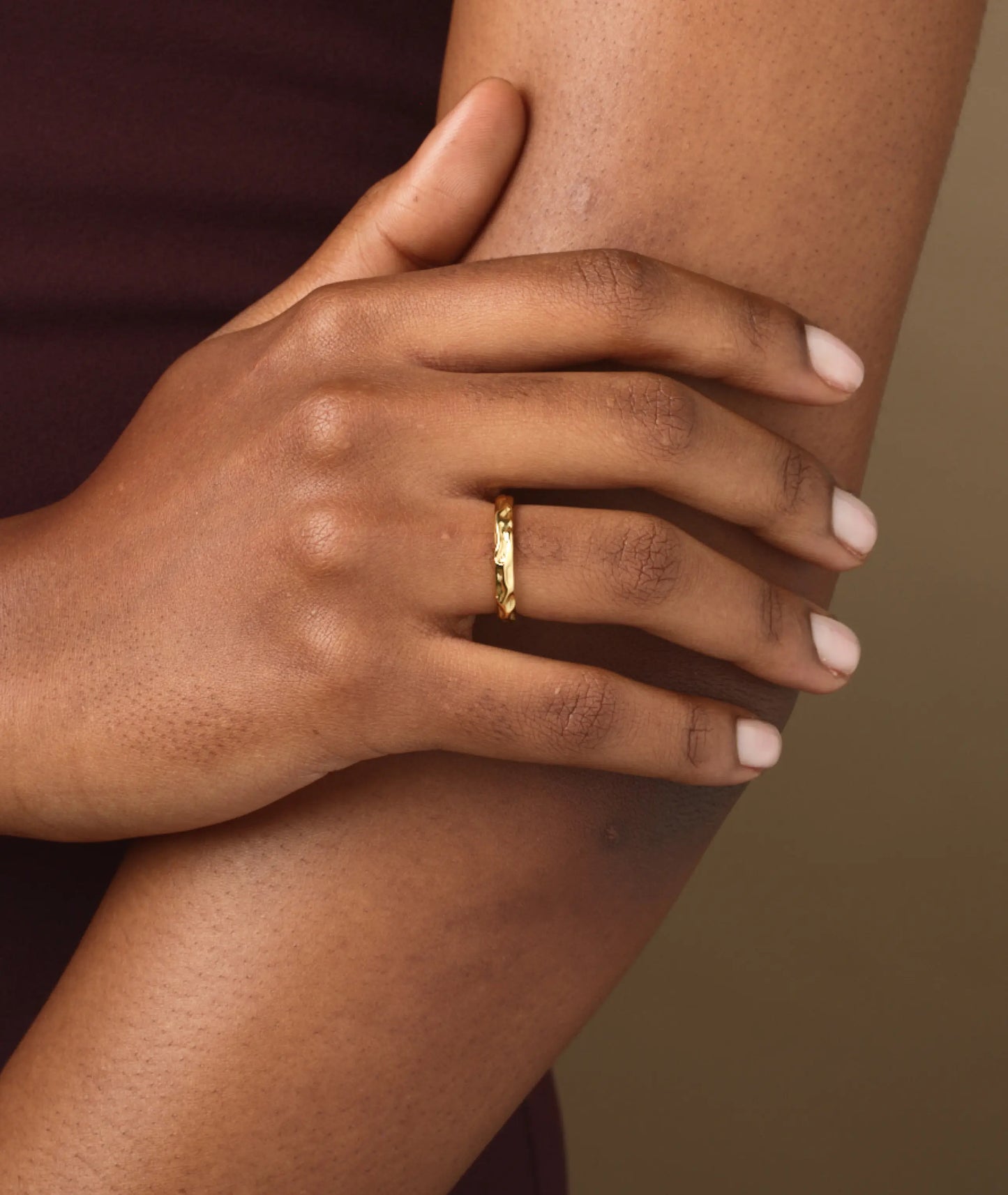 Hammered Essential Ring