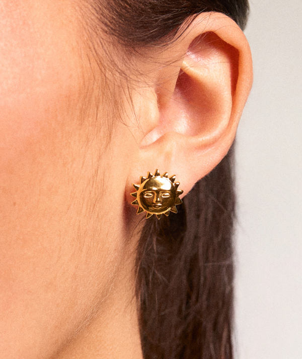 Sun Stud Earrings
