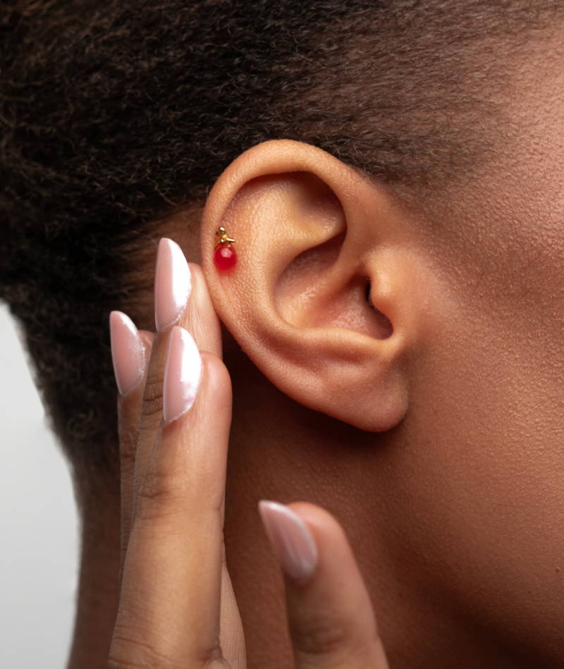 Pomegranate Stud
