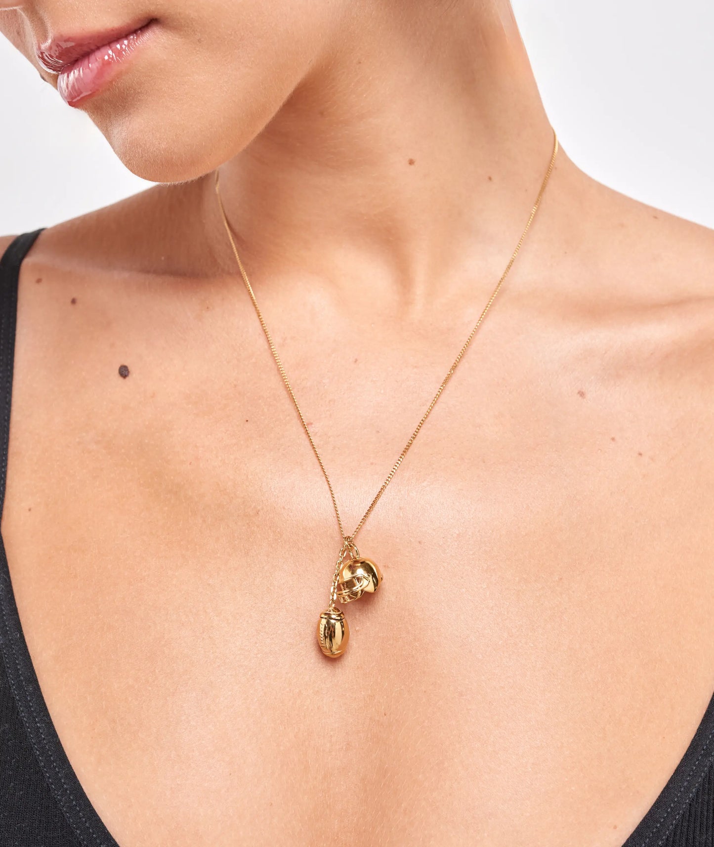 American Football Charm Necklace