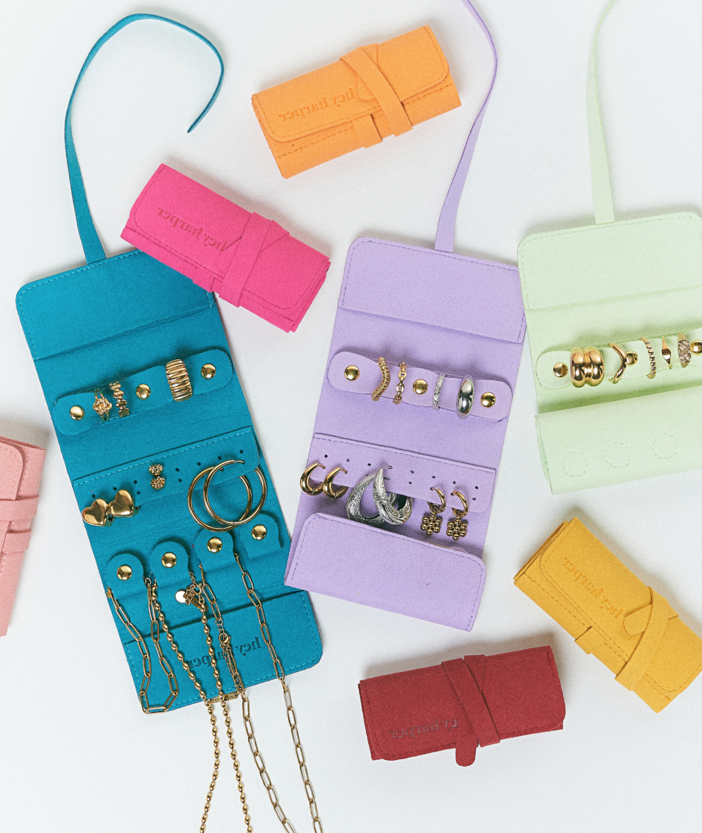 Travel Pouch - Scarlet Jewelry Case