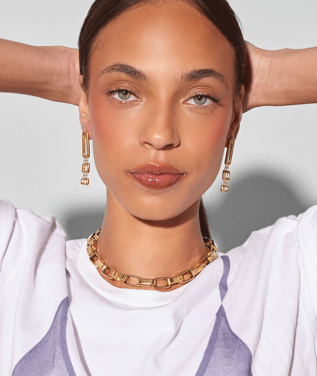 Double Frame Earrings