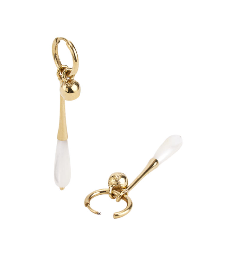 Baseball Bat Drop Earrings