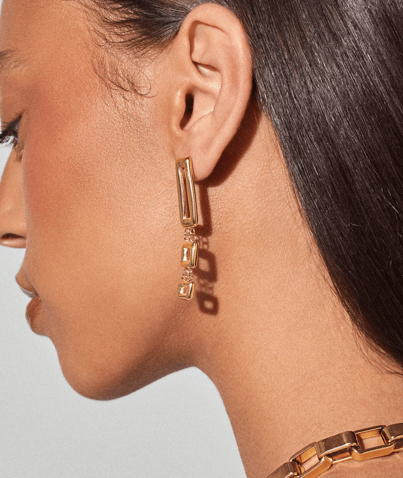 Double Frame Earrings