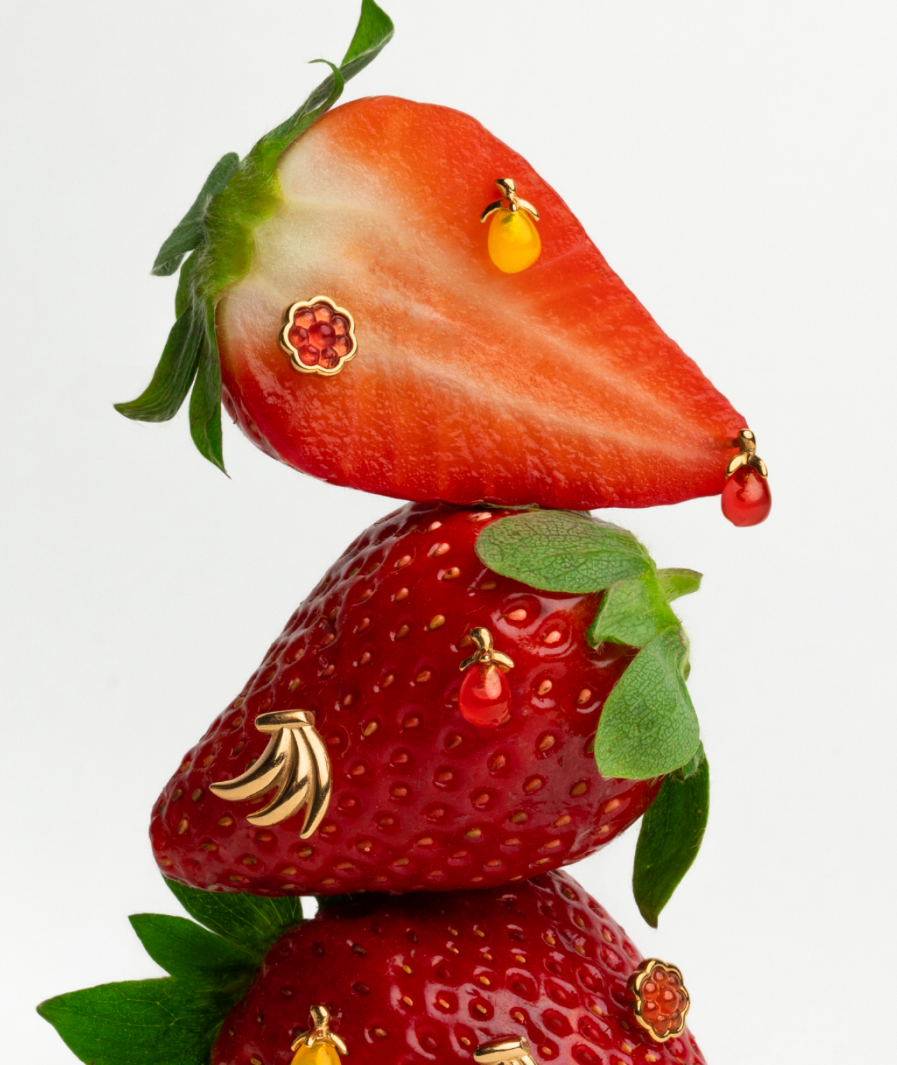 Pomegranate Stud