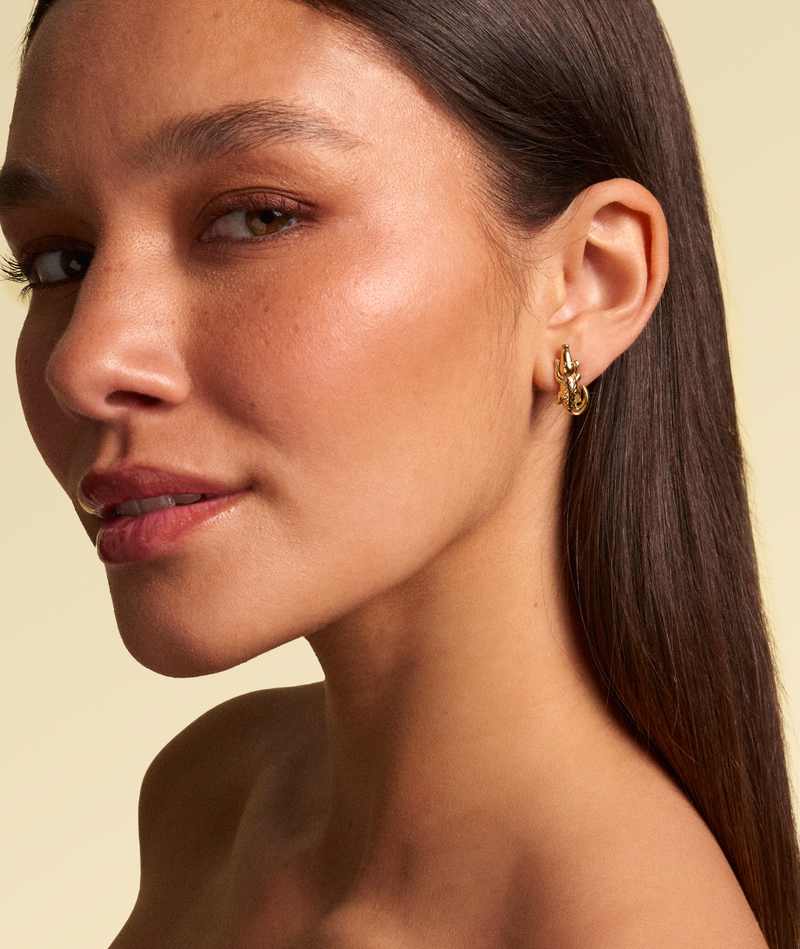 Crocodile Stud Earrings