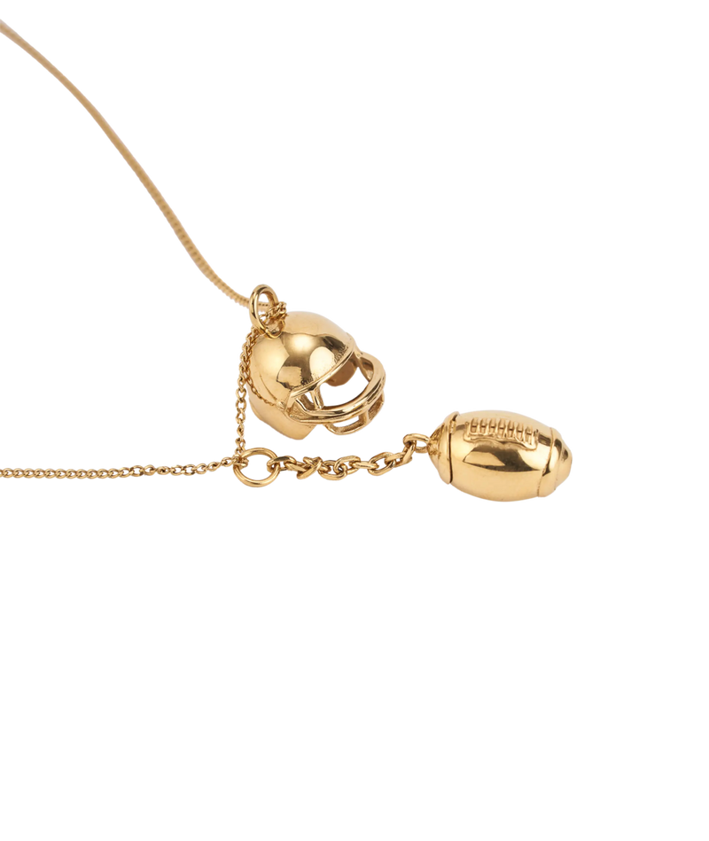 American Football Charm Necklace