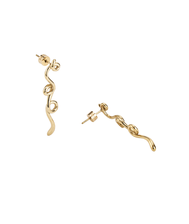 Flow Long Stud Earrings
