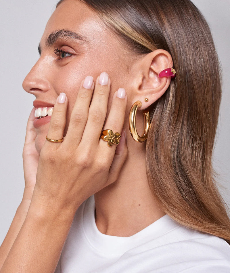 Flower Ear Cuff