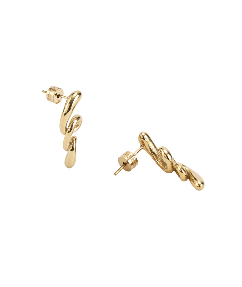 Flow Twirl Stud Earrings
