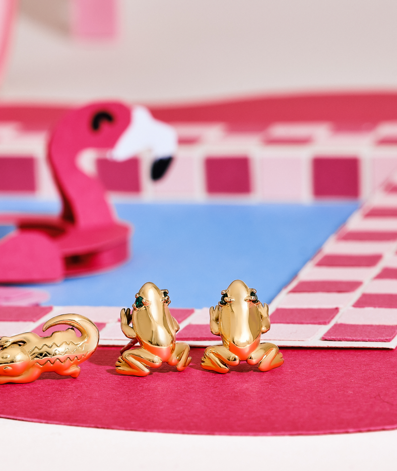 Frog Stud Earrings