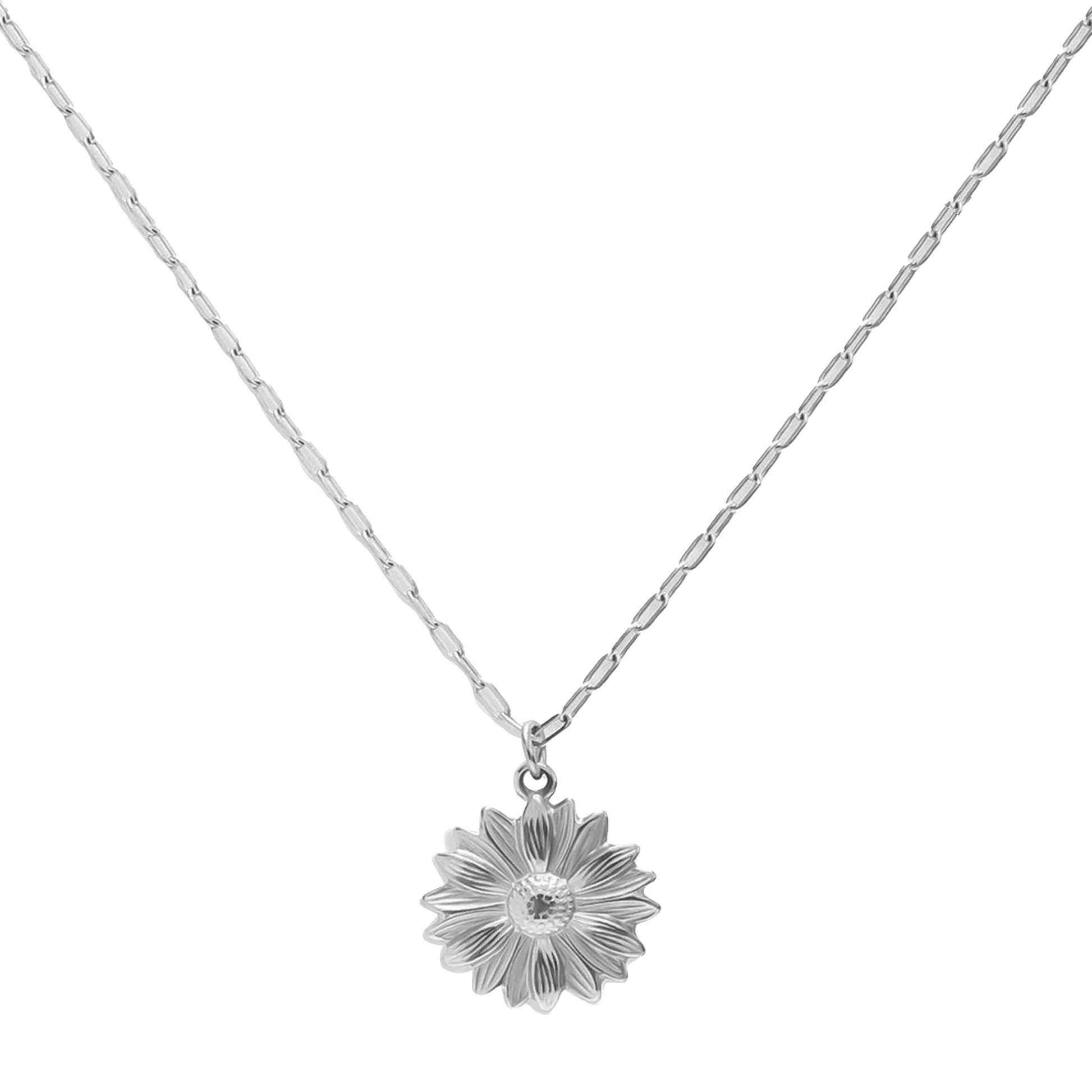 Audrey Silver Necklace (8086714777868)