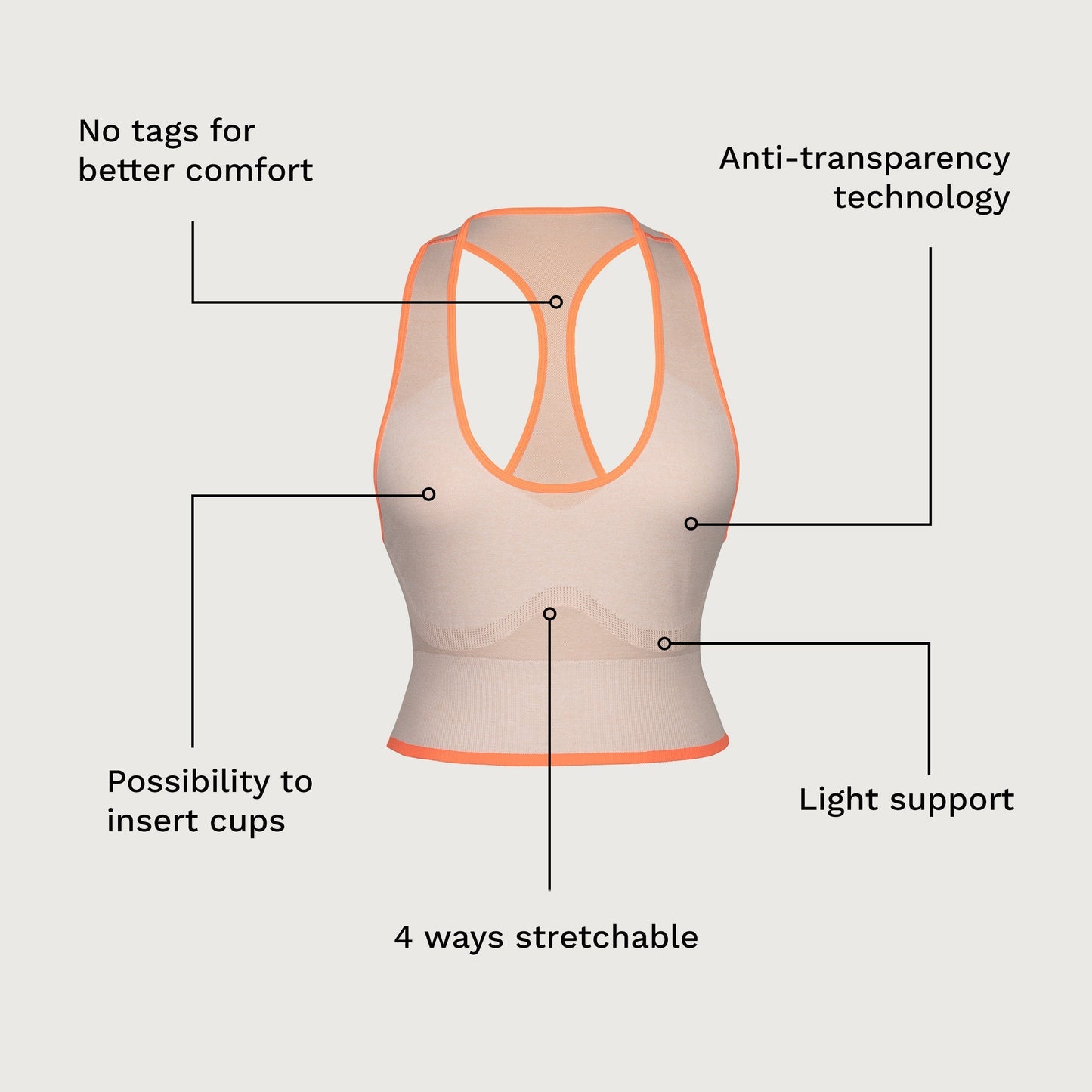 Light Support Bra (8216039555340)
