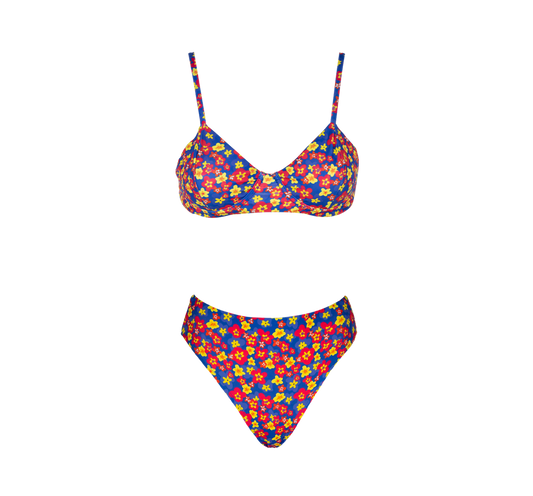 Flamenco Wired & High Waisted Bikini