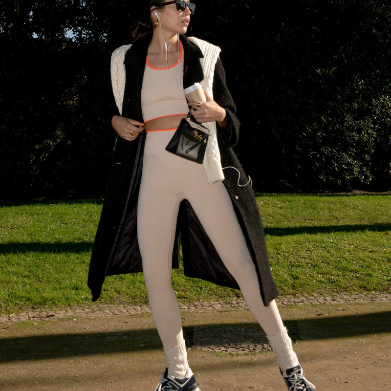 Sculpt High Rise Beige Leggings