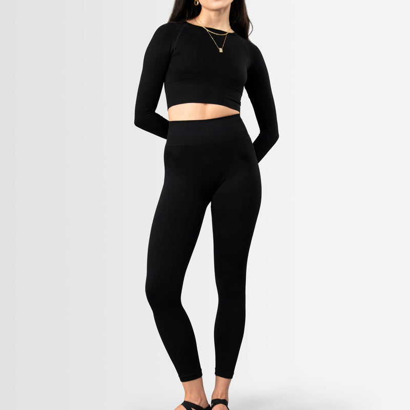 Sculpt High Rise Black Leggings