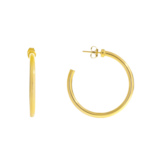 Kim Hoop Earrings (6644917305457)