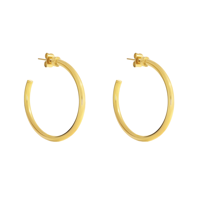 Kim Hoop Earrings (6644917305457)