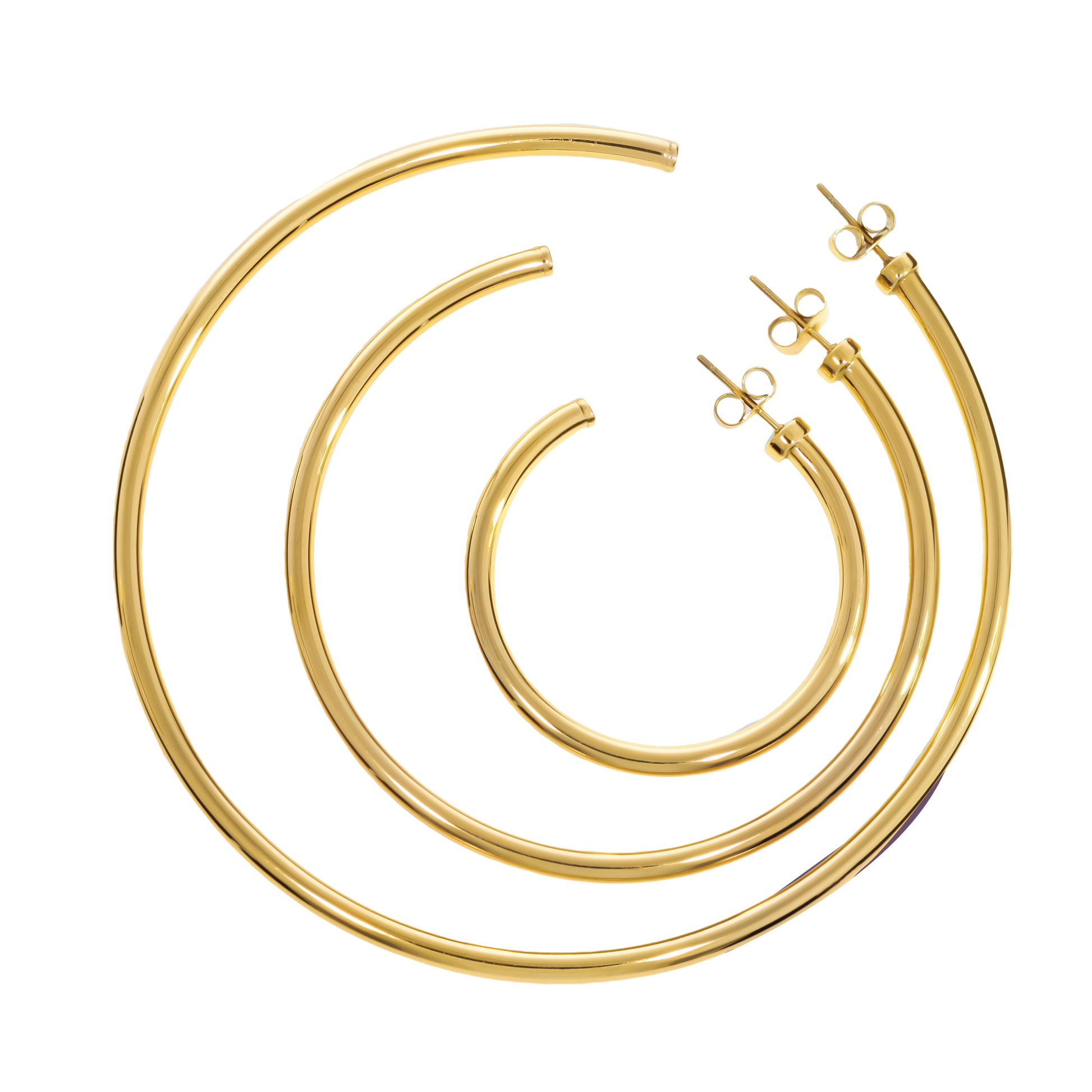 Kim Hoop Earrings (6644917305457)