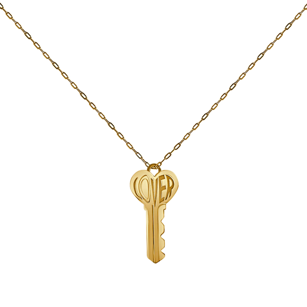 Lover Key Necklace (6610361385073)