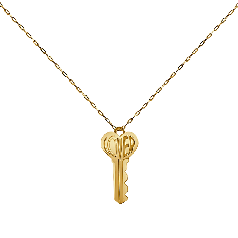 Lover Key Necklace (6610361385073)