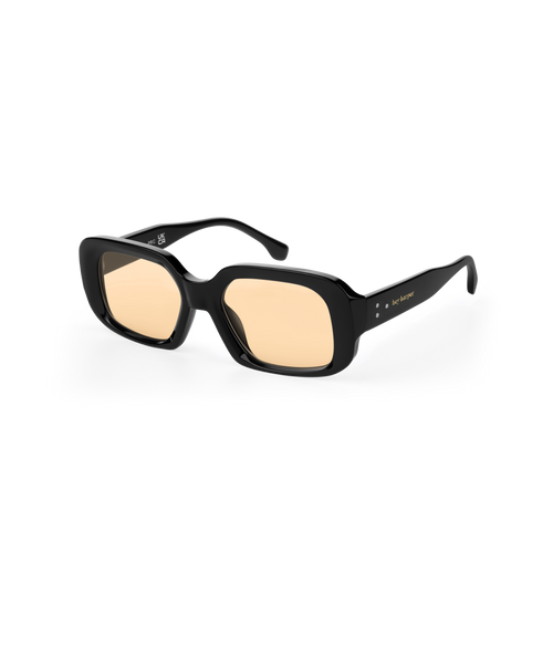 Moon Black & Orange Sunglasses