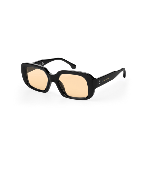 Moon Black & Orange Sunglasses