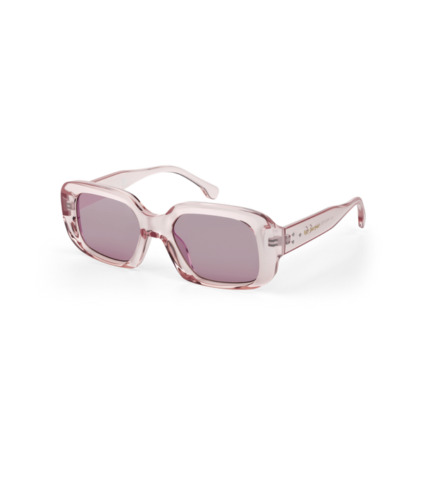 Moon Clear & Pink Sunglasses