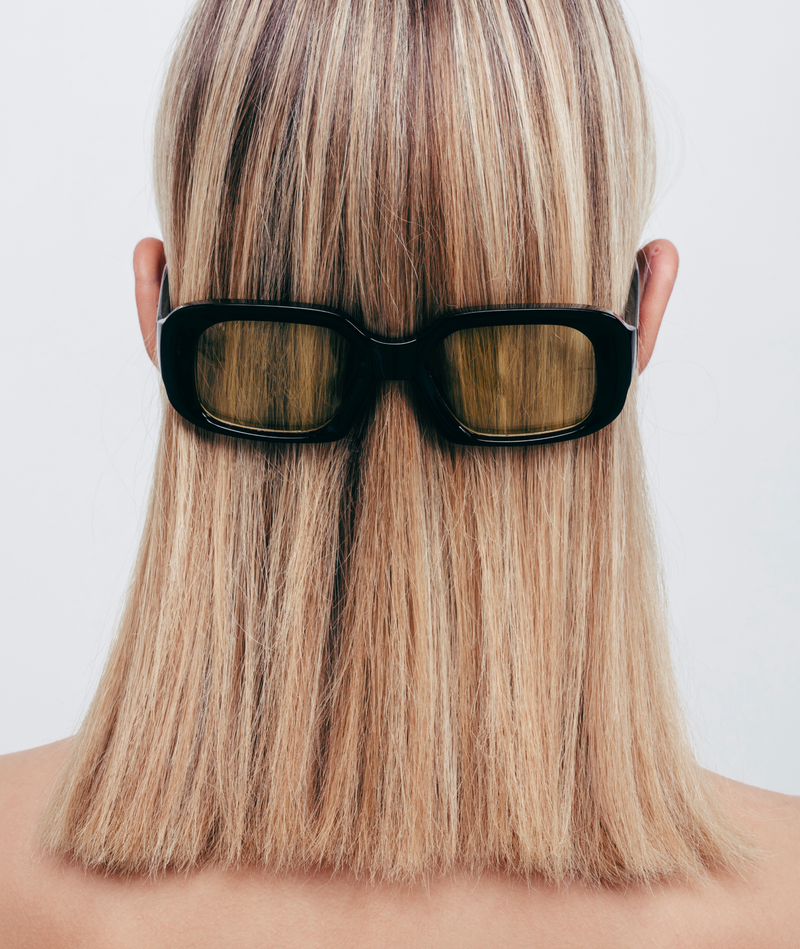 Moon Black & Orange Sunglasses
